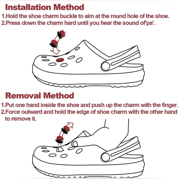 Shoe Charms-5 pcs-New - Picture 4 of 4